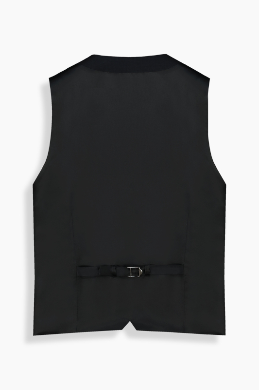 Amara Resta Relax Fit Yelekli Siyah Takım - INTERVIEW