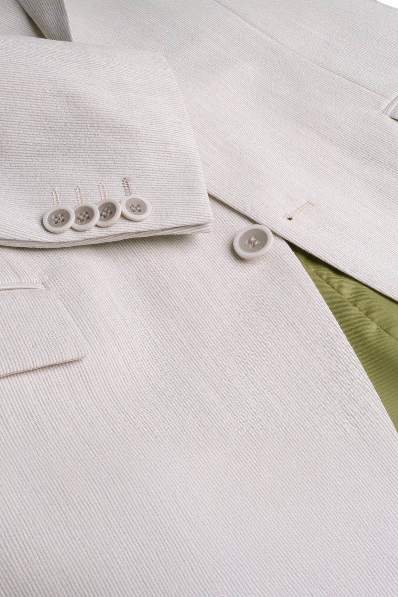 Amara Siduri Slim Fit Taş Rengi Takım Elbise - 6