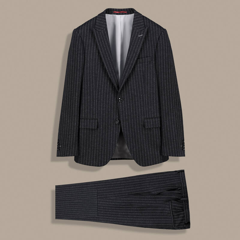 Amara Siduri Slim Fit Siyah Takım Elbise - 2