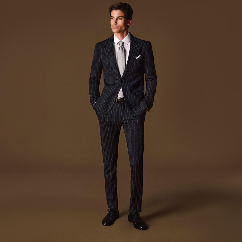 Amara Siduri Slim Fit Siyah Takım Elbise - INTERVIEW