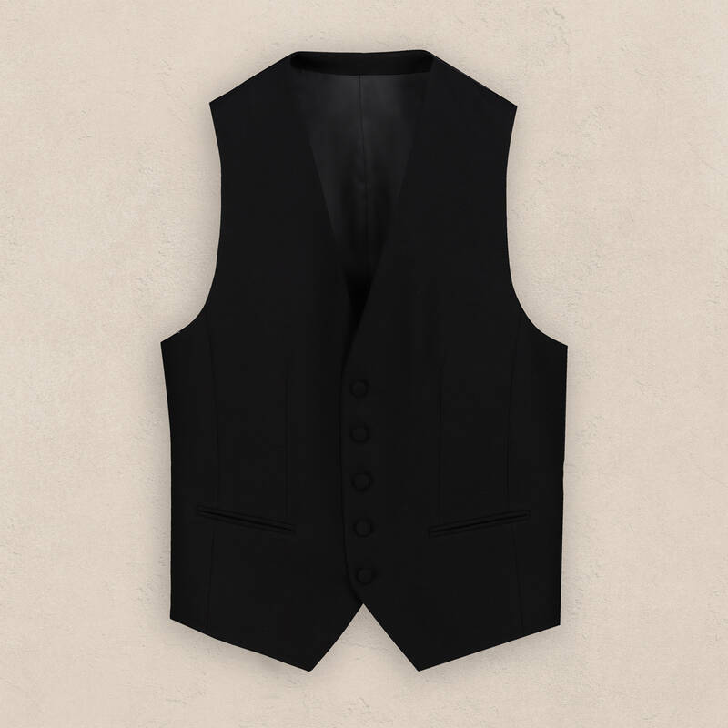 Amara Yelek Papyon Takım Slim Fit Siyah Smokin - 4