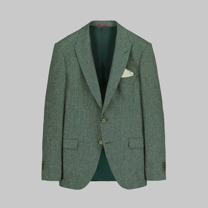 Amara Slim Fit Yeşil Ceket - 1