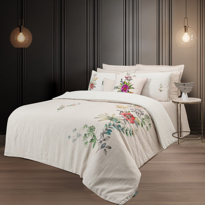 Amore Keten Nevresim Takımı King Size - SAREV ELITE