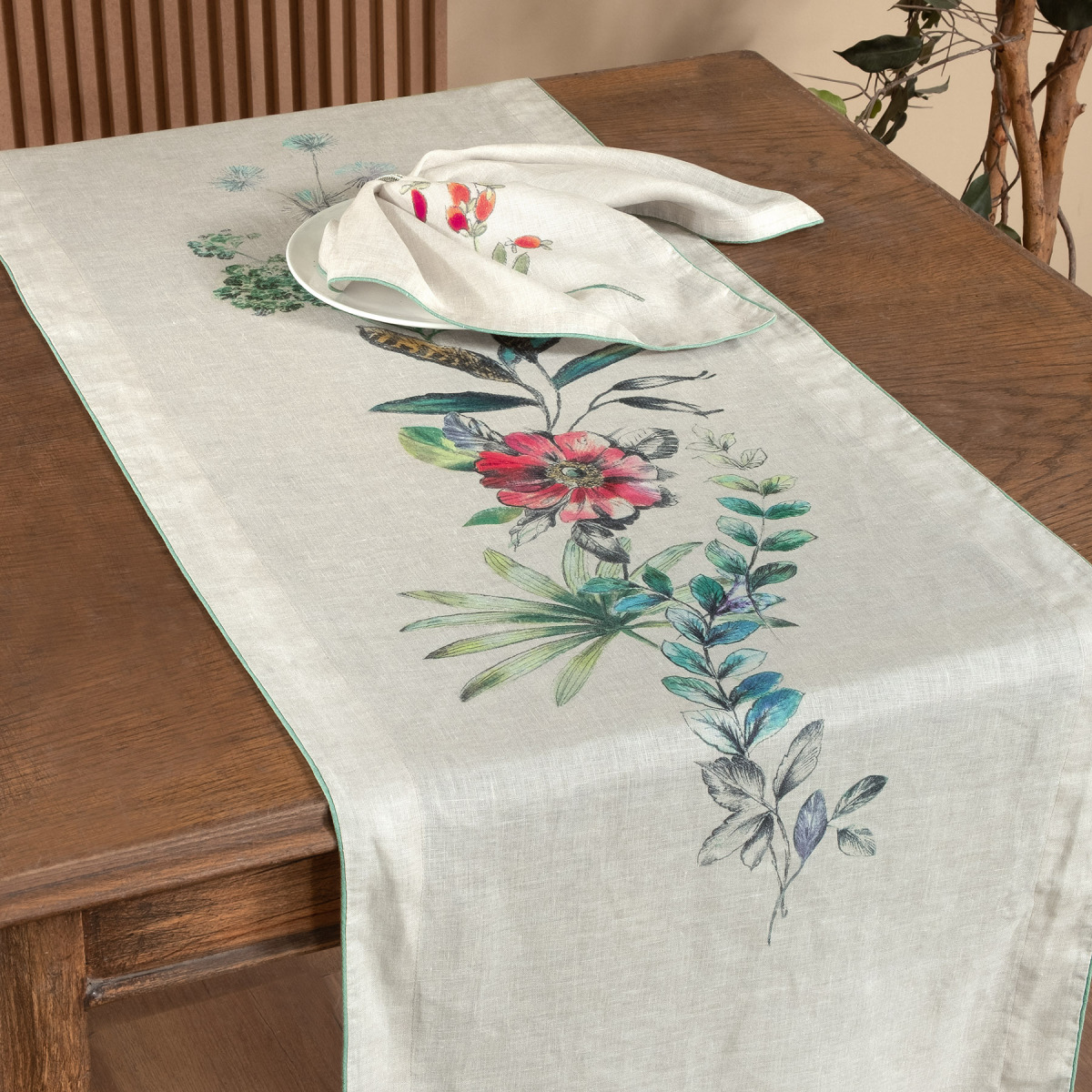 Amore Keten 50x170 Runner Bej - 1