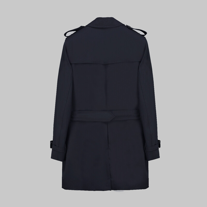 Amsterdam Lacivert Trençkot - SARAR