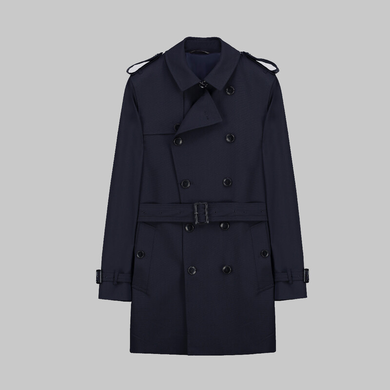 Amsterdam Lacivert Trençkot 