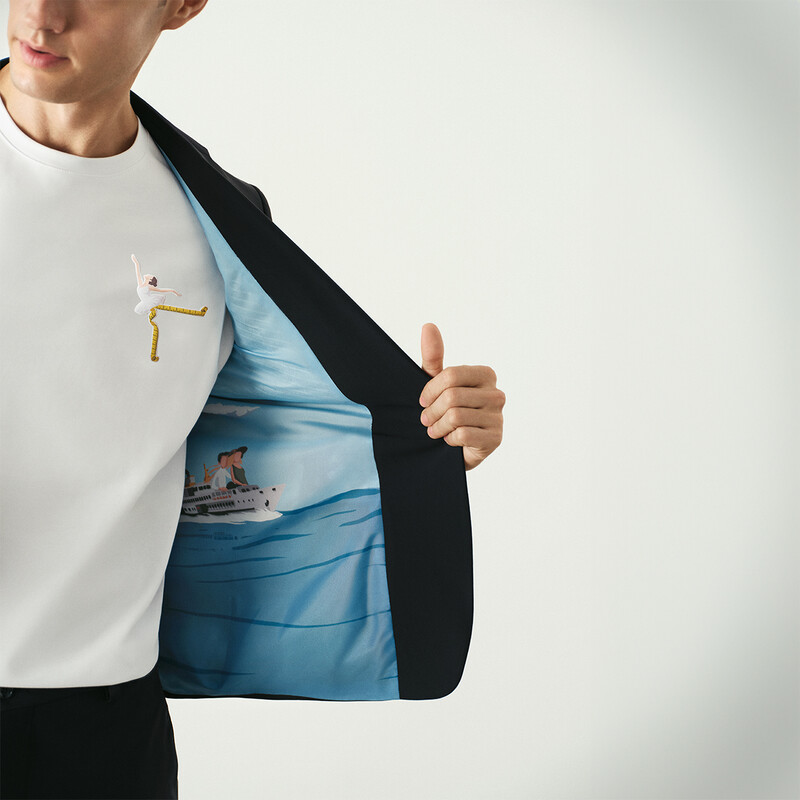 Apollo Ekstra Slim Tasarım Koyu Lacivert Ceket - SARAR