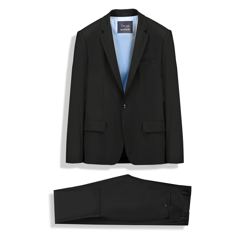 Apollo Ekstra Slim Tasarım Siyah Ceket - SARAR