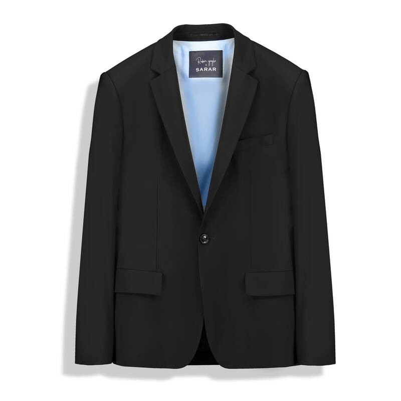 Apollo Ekstra Slim Tasarım Siyah Ceket - 4