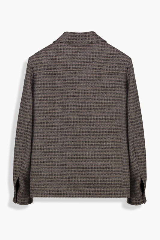 Arta Ekose Desenli Kahverengi Mont - SARAR