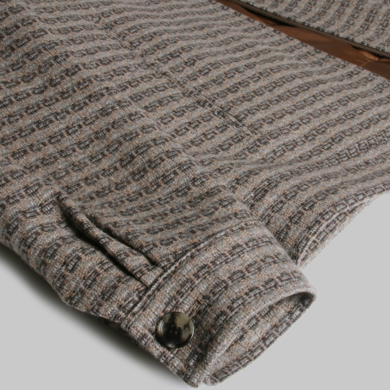 Arta Ekose Desenli Kahverengi Mont - SARAR