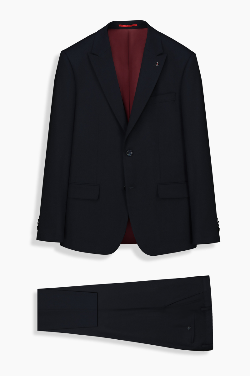 Artemis Addy Resta Yelekli Lacivert Takım Elbise - 1