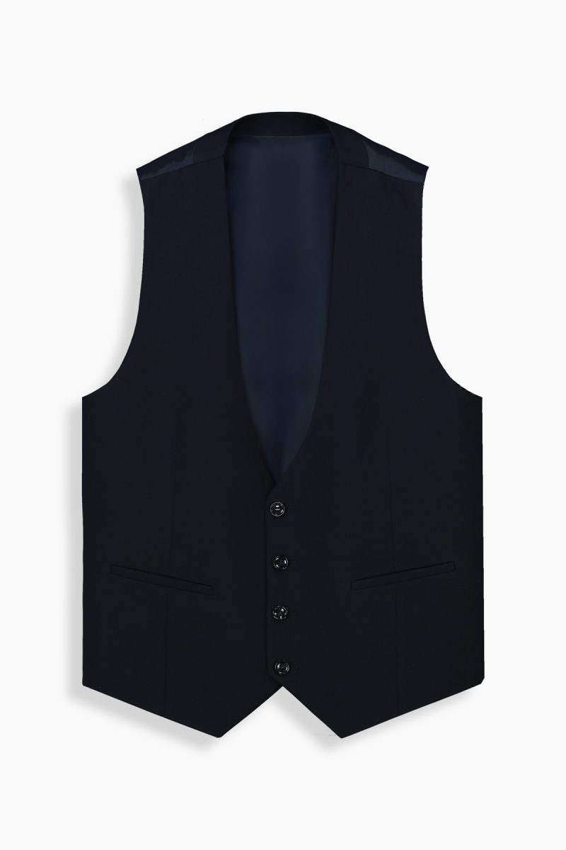 Artemis Addy Resta Yelekli Lacivert Takım Elbise - 4