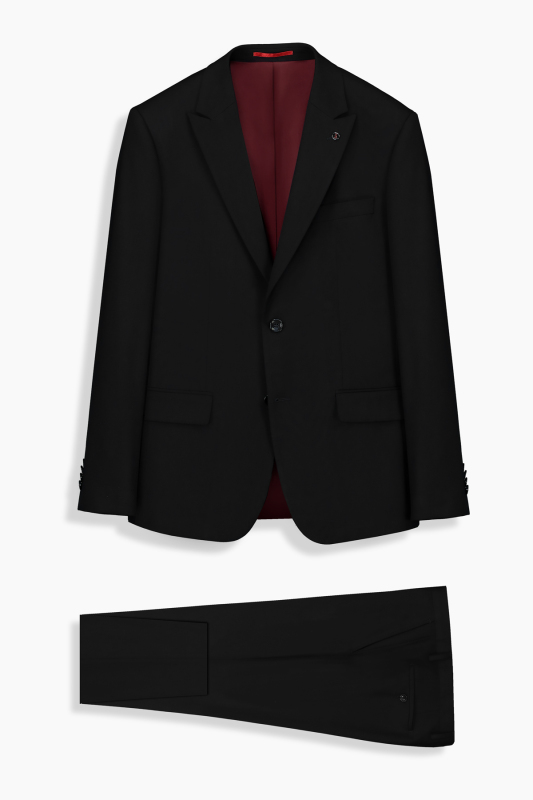 Artemis Addy Resta Yelekli Siyah Takım Elbise 