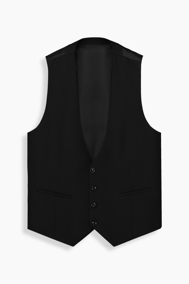 Artemis Addy Resta Yelekli Siyah Takım Elbise - 4