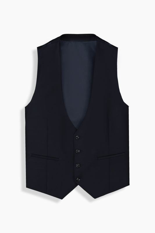 Artemis Addy Resta Koyu Lacivert Yelekli Takım Elbise - INTERVIEW