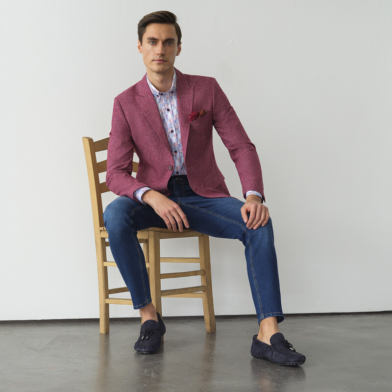 Artemis Ekstra Slim Fit Gül Kurusu Ceket 