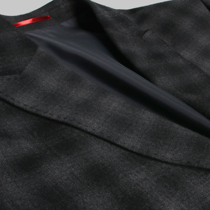 Artemis Resta Ekstra Slim Antrasit Kareli Takım Elbise - 7