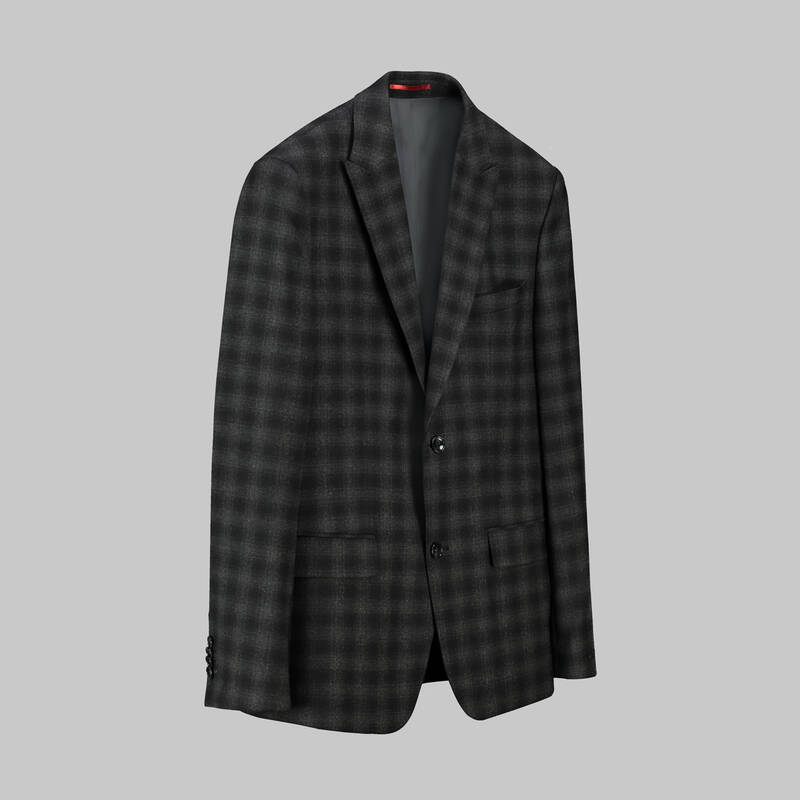 Artemis Resta Ekstra Slim Antrasit Kareli Takım Elbise - 2