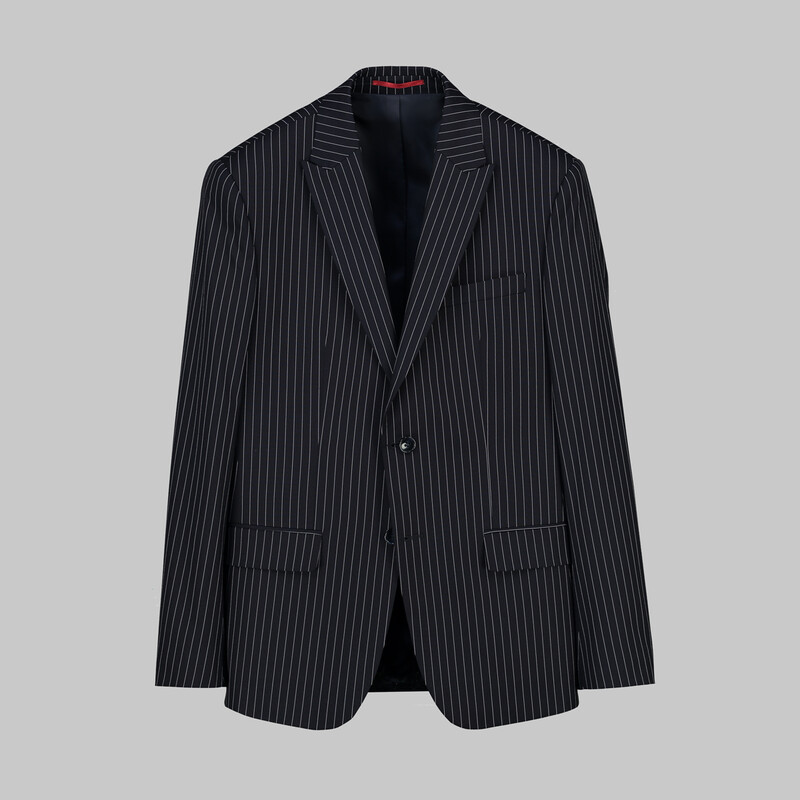 Artemis Resta Ekstra Slim Fit Çizgili Lacivert Takım 