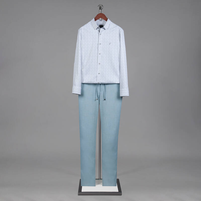 Artos Çizgili Gri Gömlek - 4