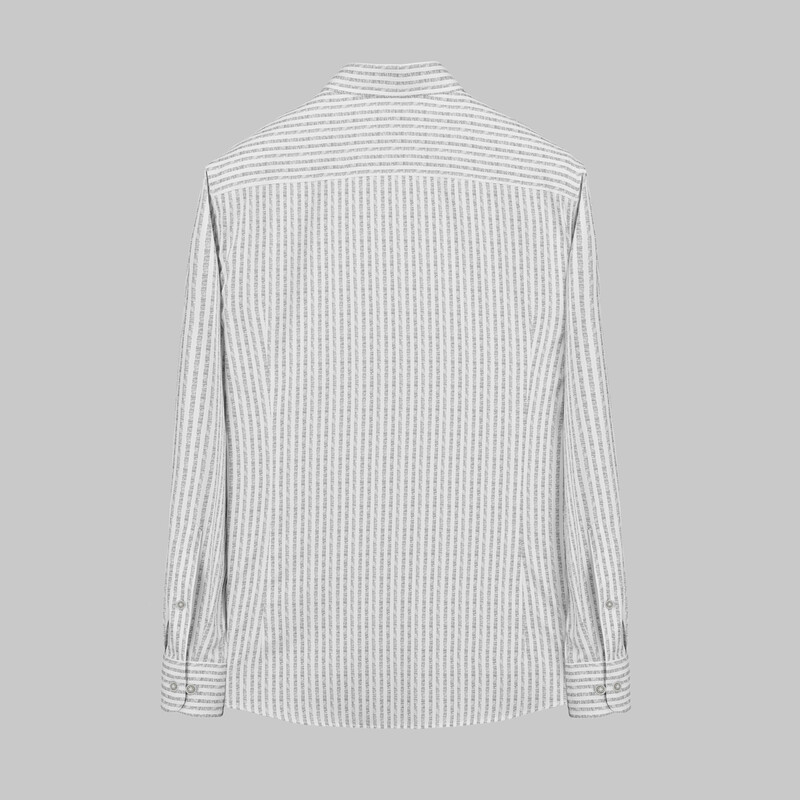 Artos Çizgili Gri Gömlek - INTERVIEW