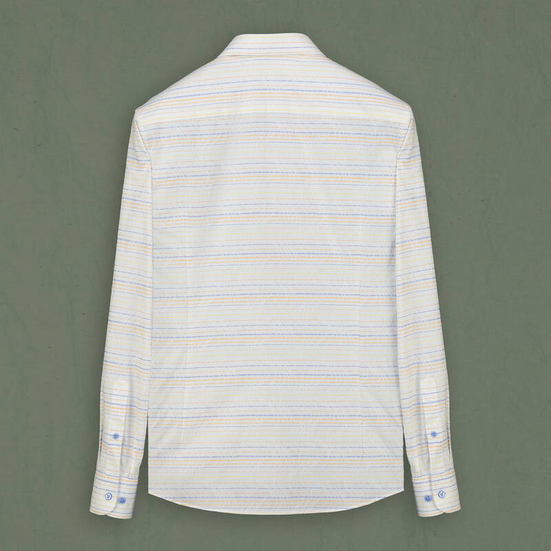 Artos Çizgili Turuncu Gömlek - 2