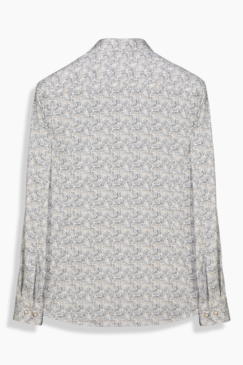 Artos Kahverengi Desenli Pamuklu Gömlek - 2