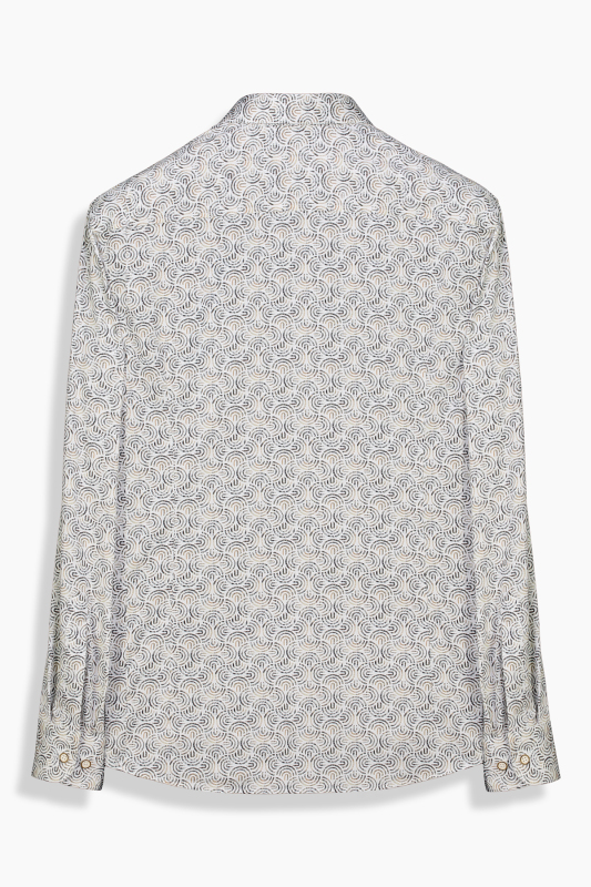 Artos Kahverengi Desenli Pamuklu Gömlek - INTERVIEW