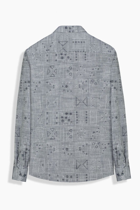 Artos Soho Uzun Kol Lacivert Gömlek - INTERVIEW