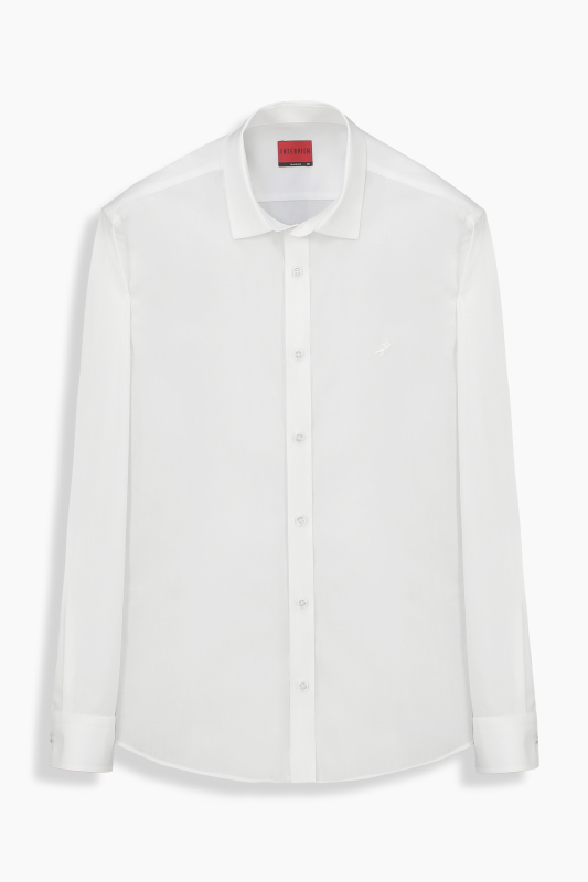 Artos Uzun Kol Pamuklu Beyaz Gömlek 