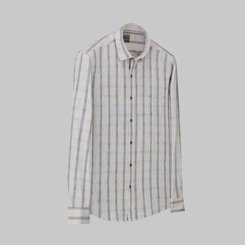 Artos Kare Desen Kahverengi Gömlek - 1