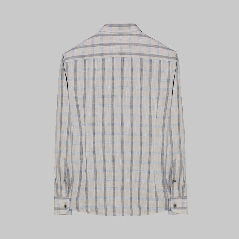 Artos Kare Desen Kahverengi Gömlek - 2