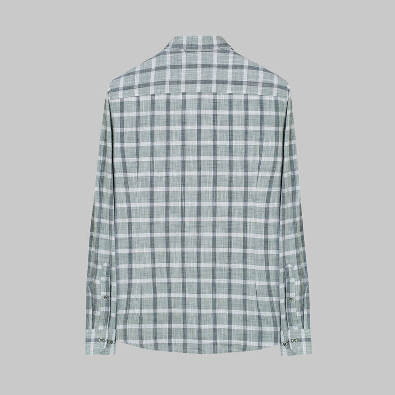 Artos Kare Desen Yeşil Gömlek - 2