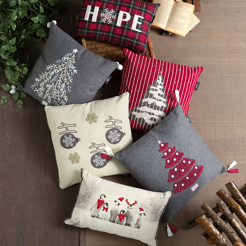 Arturo Gri Kırlent 45X45 - 2