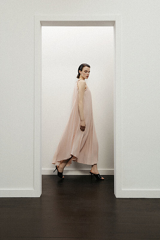 Aveline Açık Pembe Elbise - SARAR WOMAN (1)