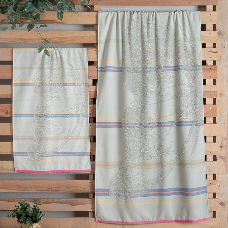 Ayon Havlu 80X160 Açık Gri - 2