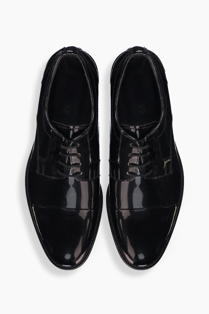 Bağcıklı Klasik Siyah Ayakkabı - 2