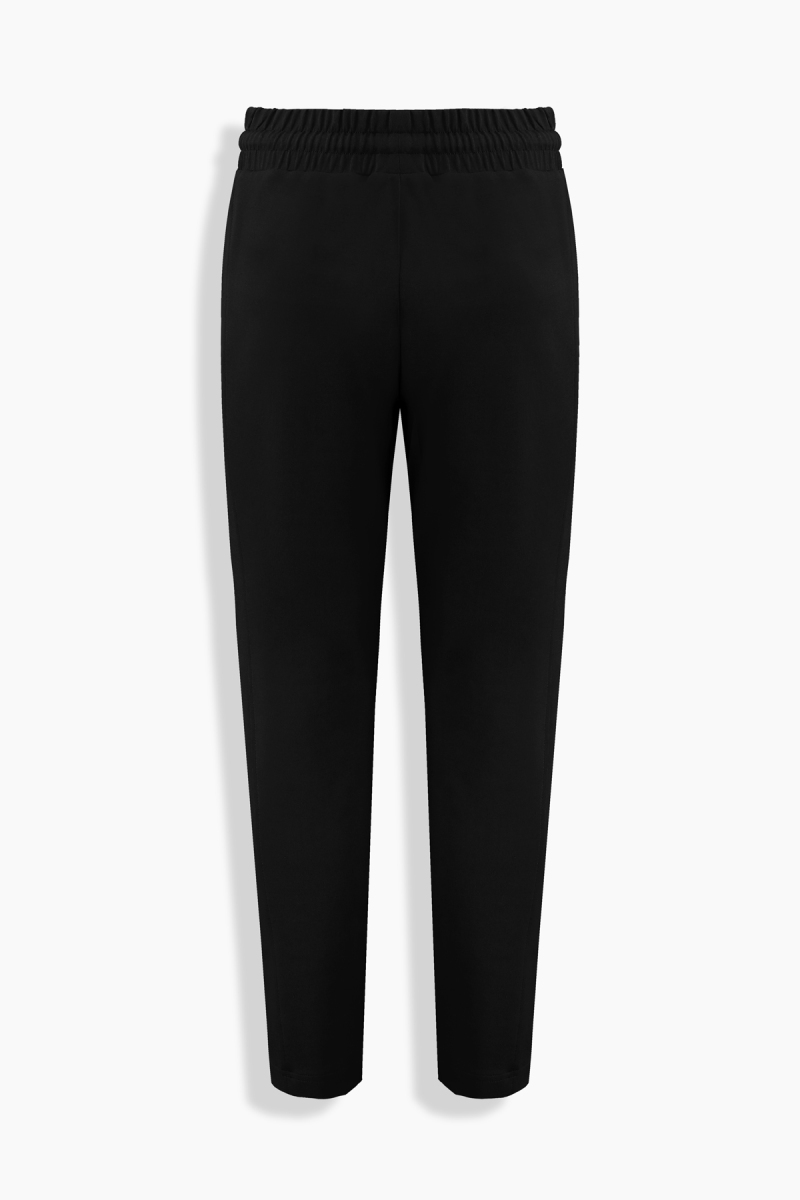 Bağcıklı Siyah Eşofman Altı - 2