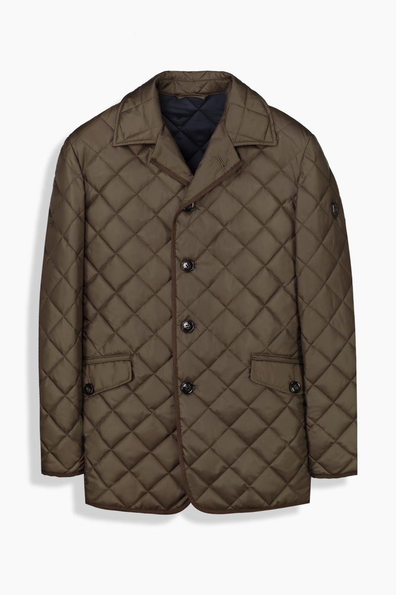 Balmhorn Baklava Desenli Kahverengi Mont - 1