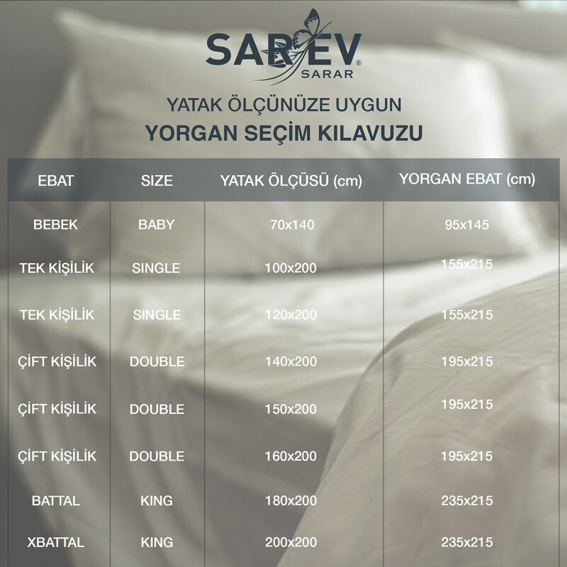 Bambu Yorgan Tek Kişilik - SAREV