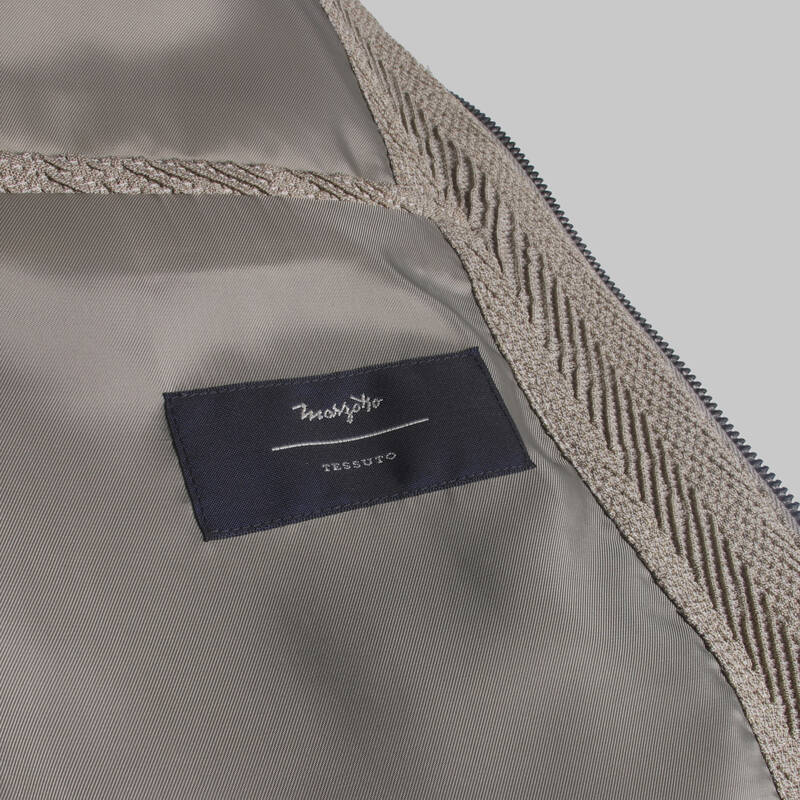 Bascom Çizgili Bej Mont - 4