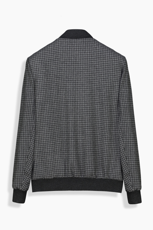 Bascom Desenli Koyu Gri Mont - SARAR