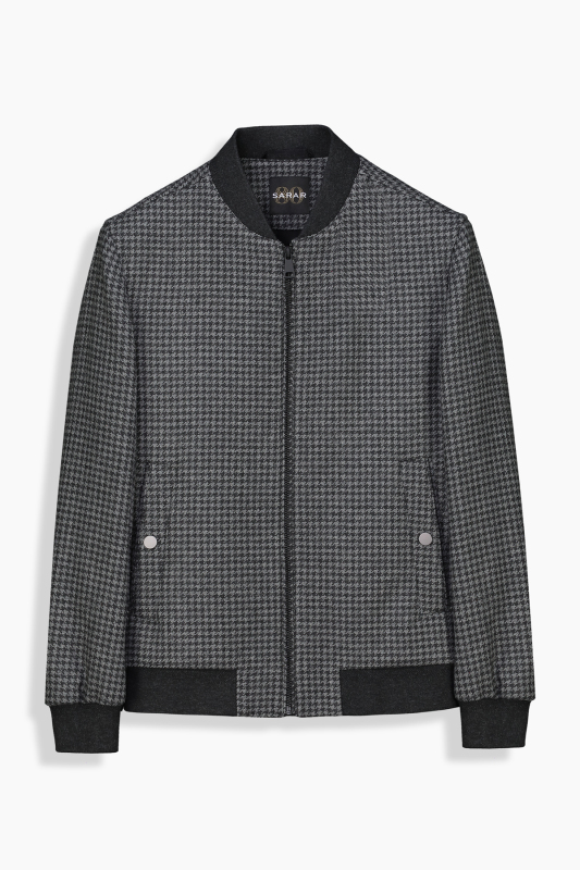 Bascom Desenli Koyu Gri Mont 