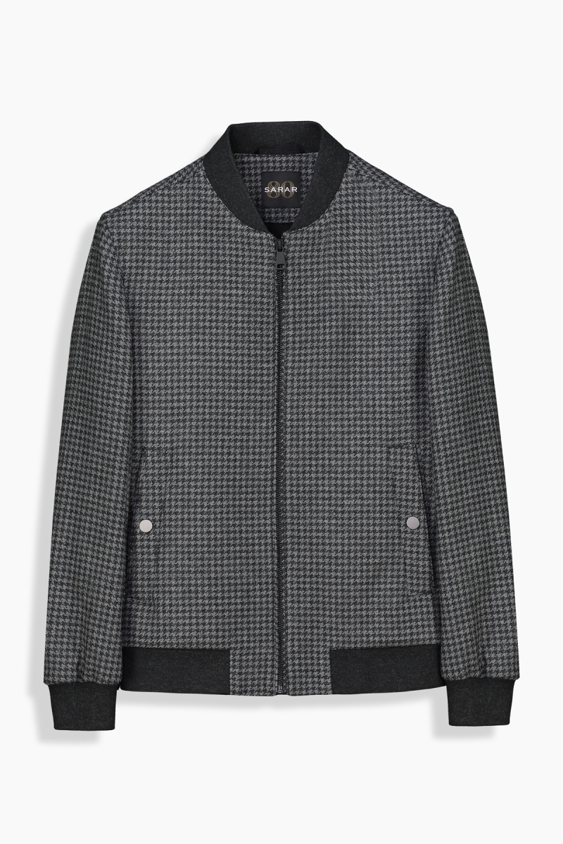 Bascom Desenli Koyu Gri Mont - 1