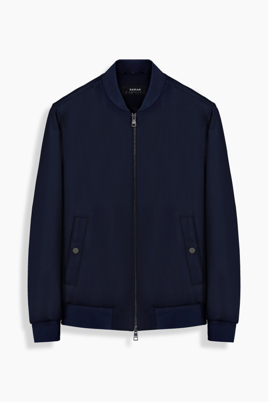 Bascom Lacivert Mont - SARAR PREMIUM