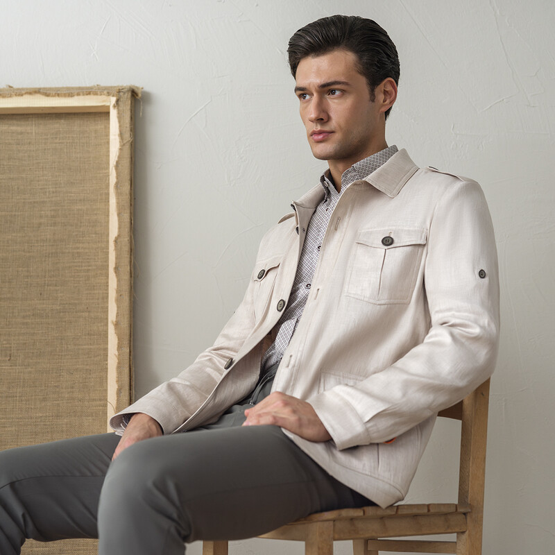 Bastia Bej Gömlek Ceket 