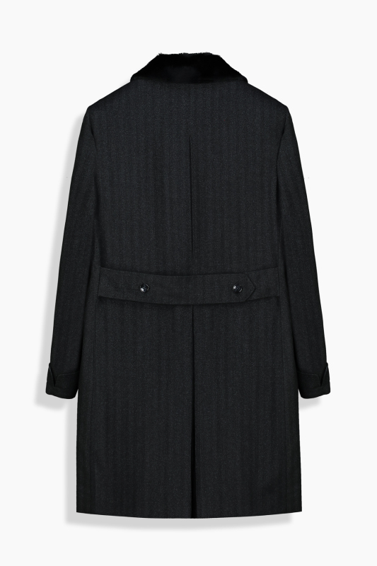 Becao Siyah Yün Palto - SARAR