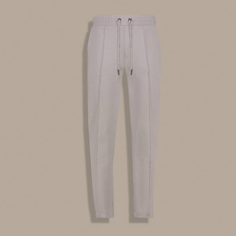 Beli Bağcıklı Bej Eşofman Altı - 1