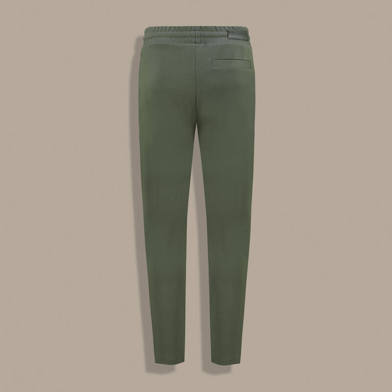 Beli Bağcıklı Haki Eşofman Altı - 2